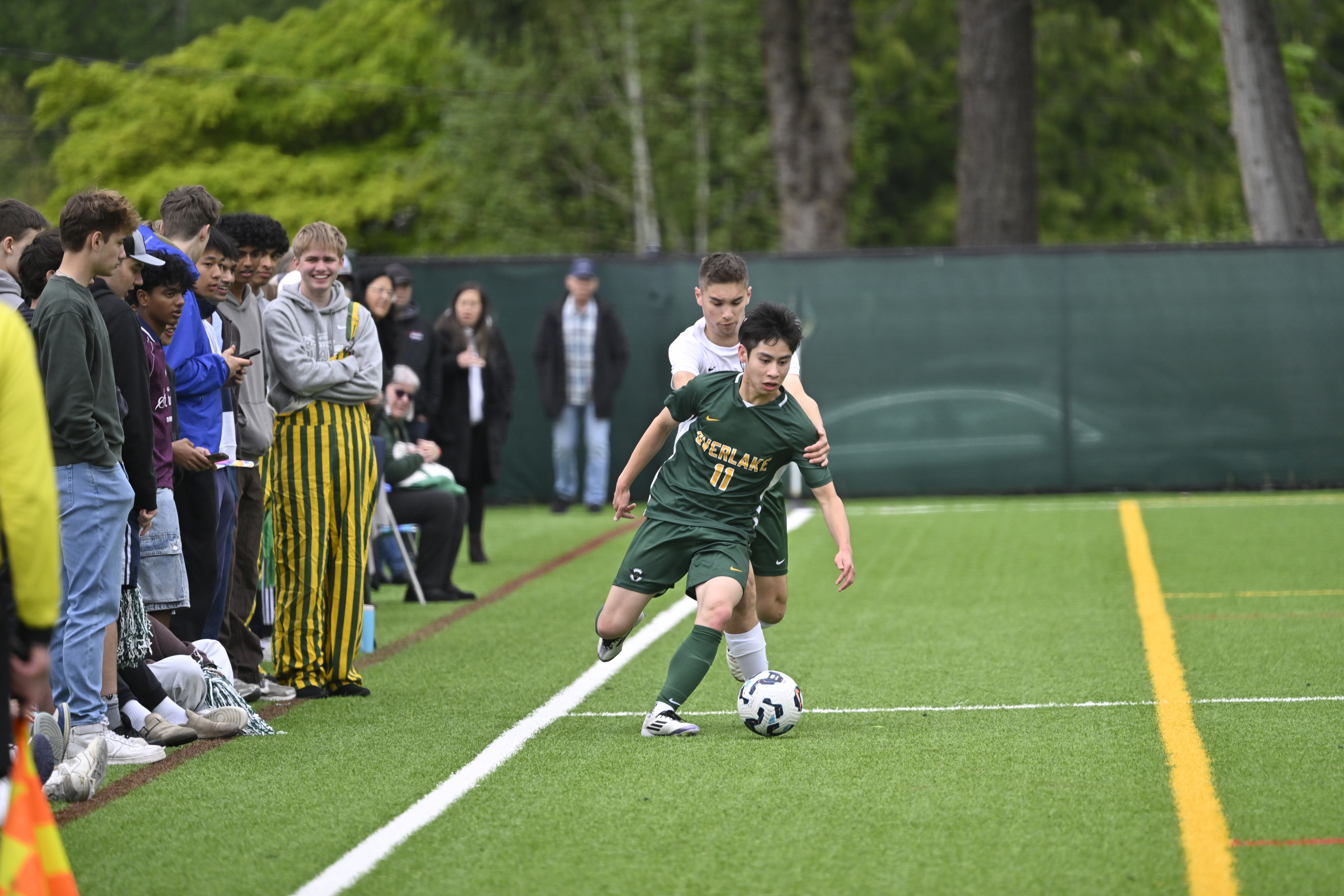 boys soccer sideline
