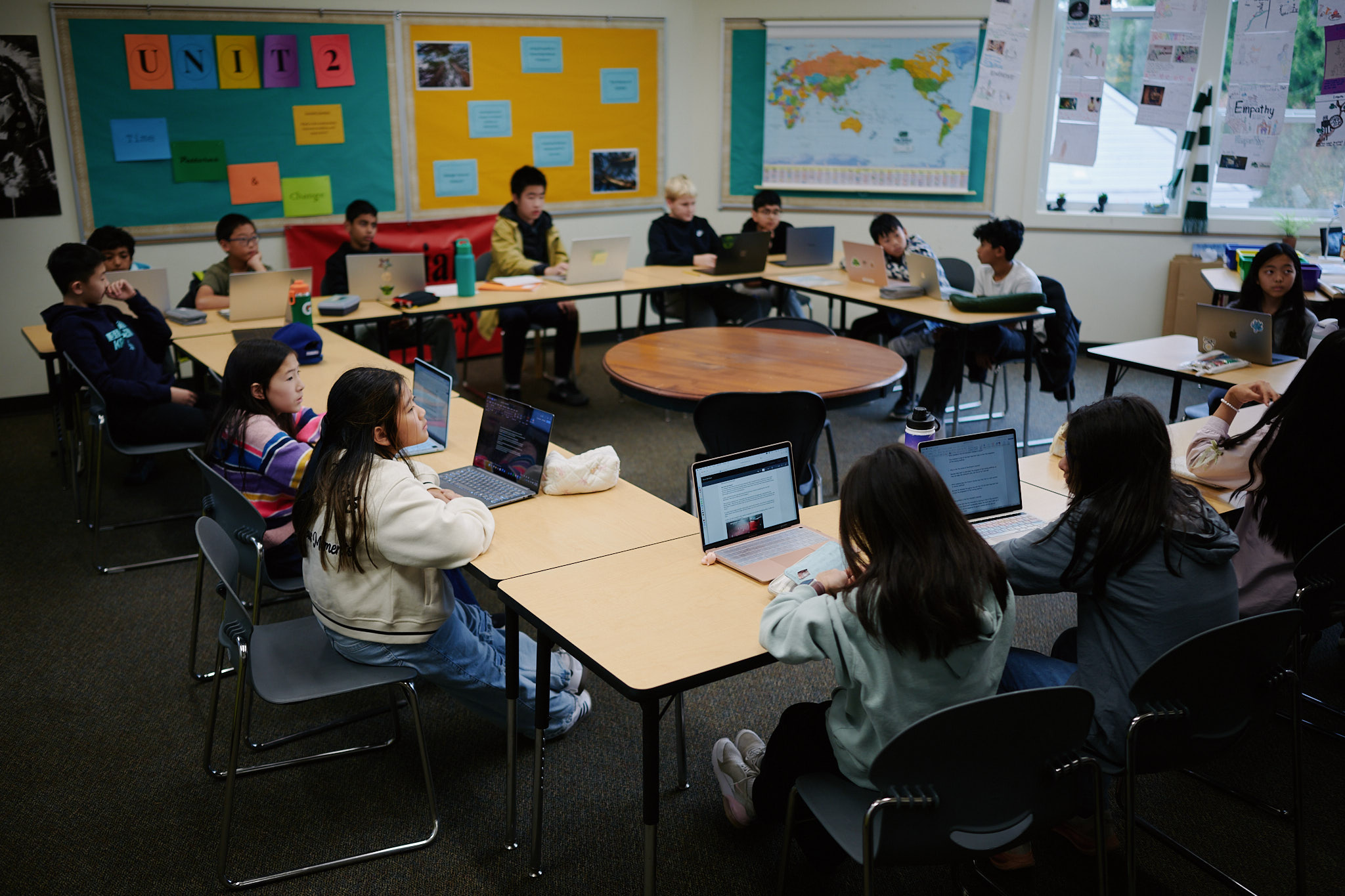 middle school classroom 