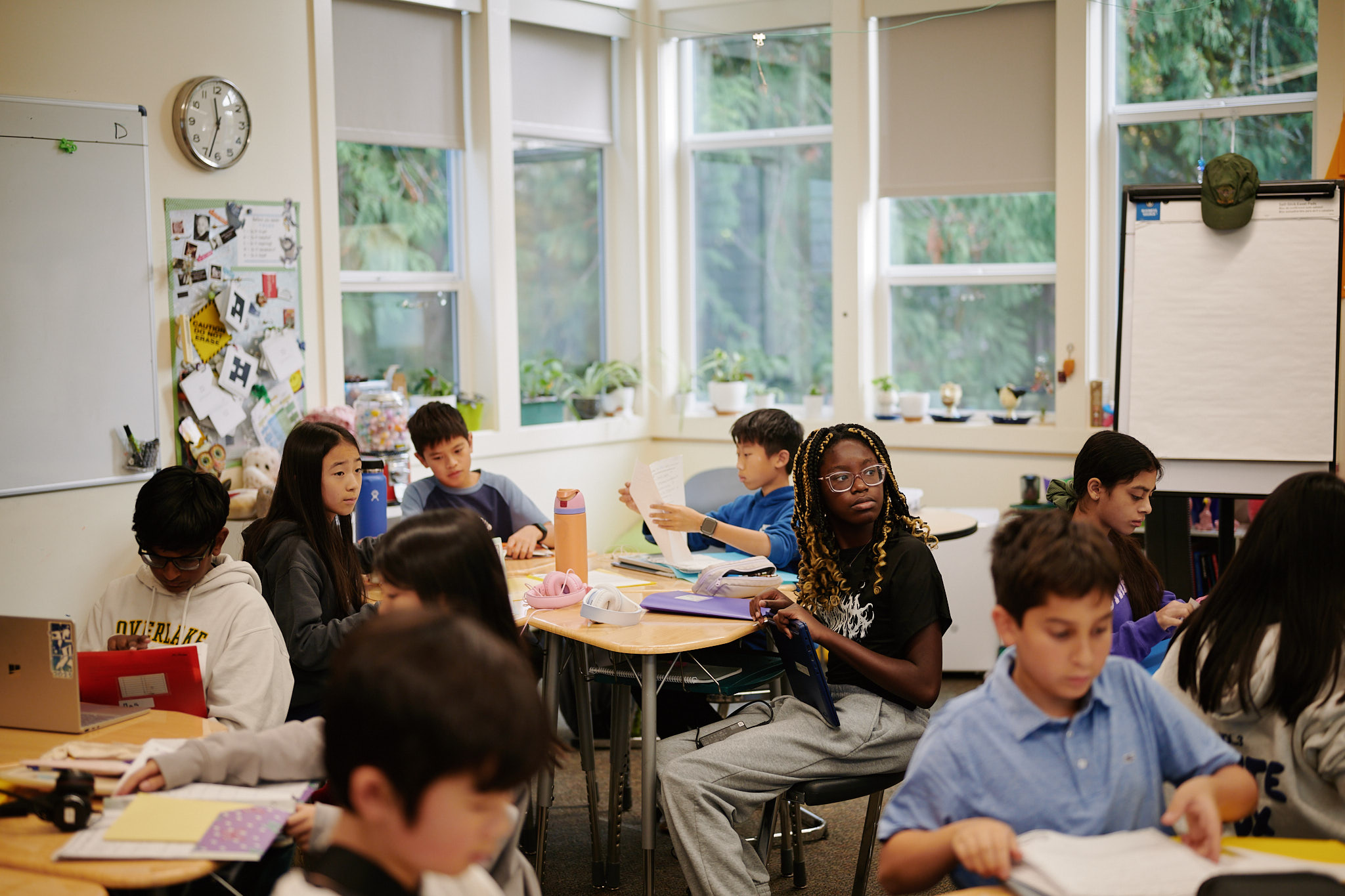 middle school classroom