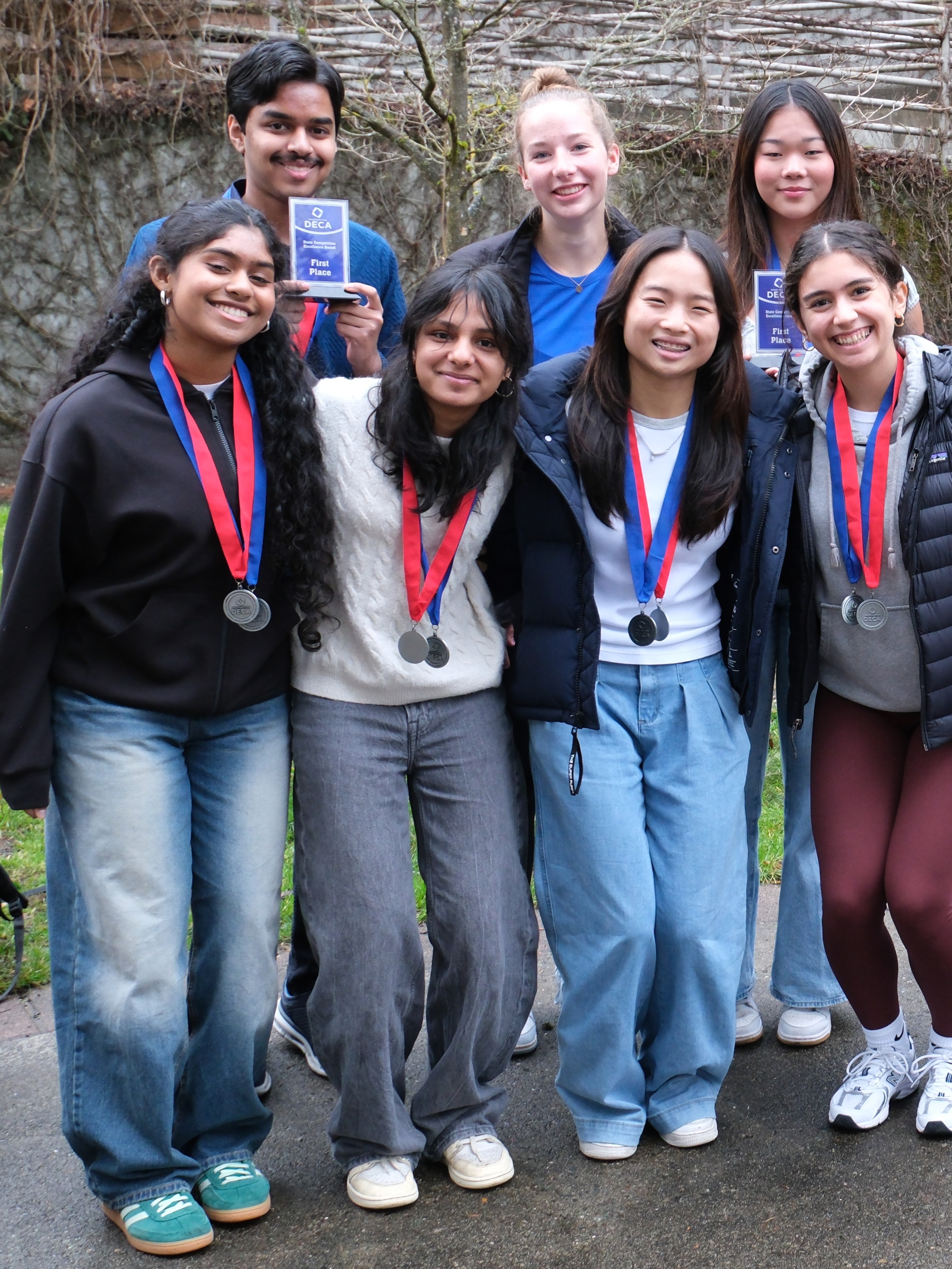 overlake deca students