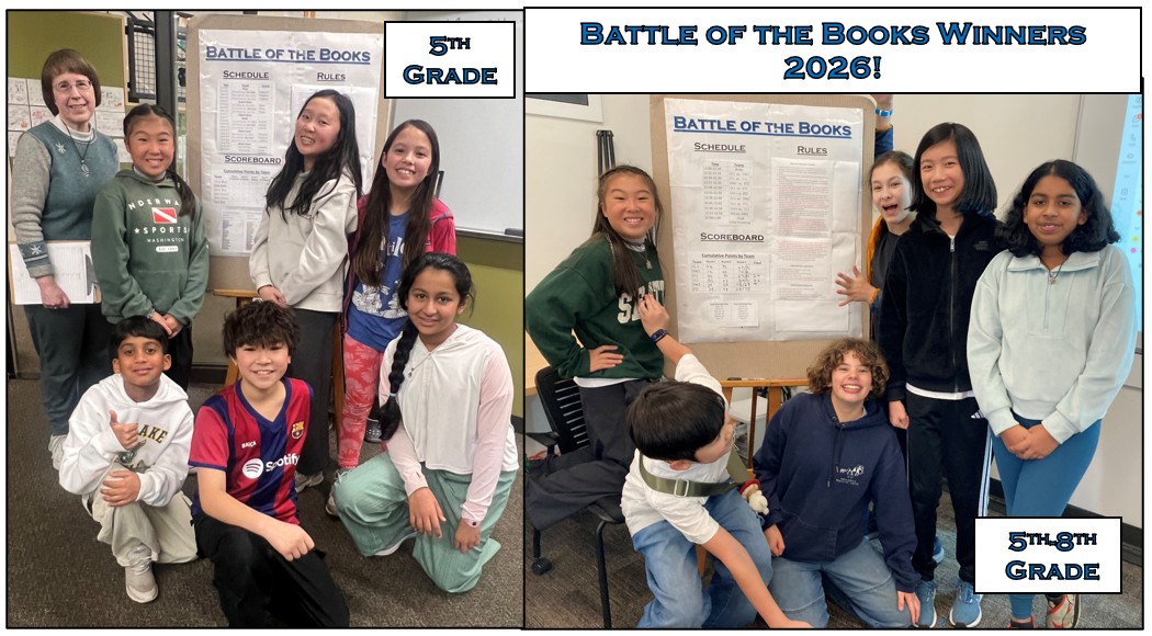 Winning Battle of the Books teams