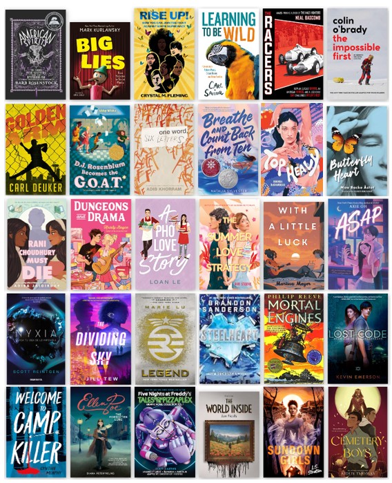 Covers of recommended books