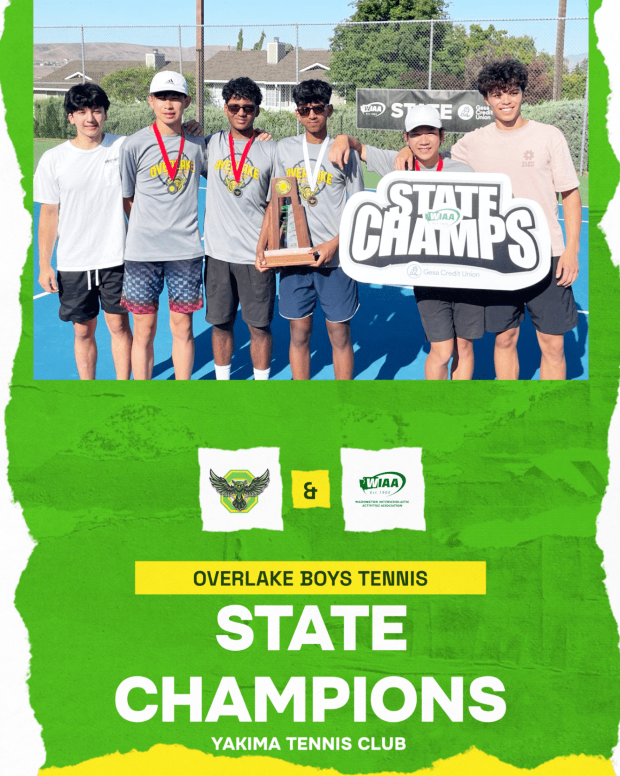 Boys Tennis State Champs