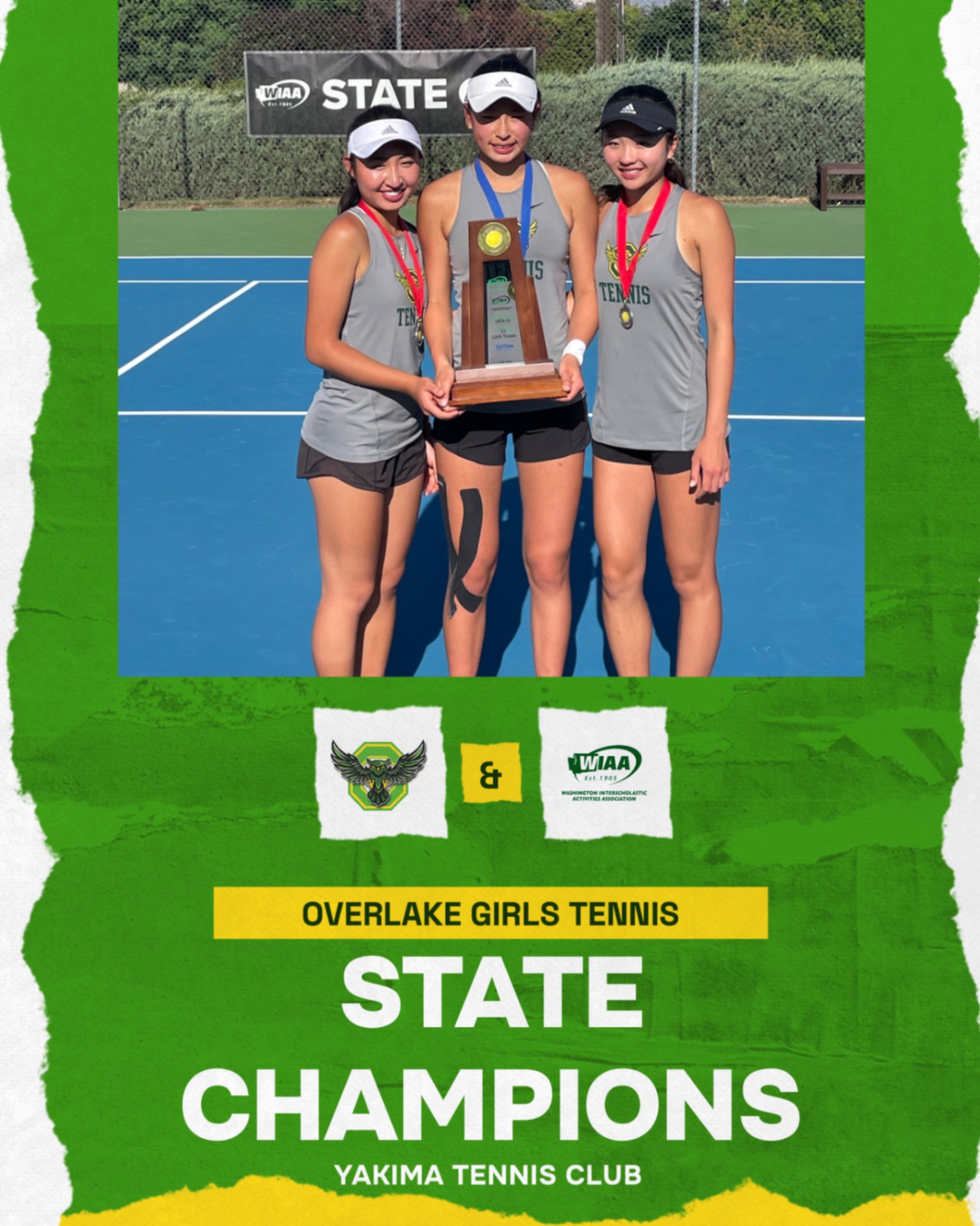 Girls Tennis State Champs 2025