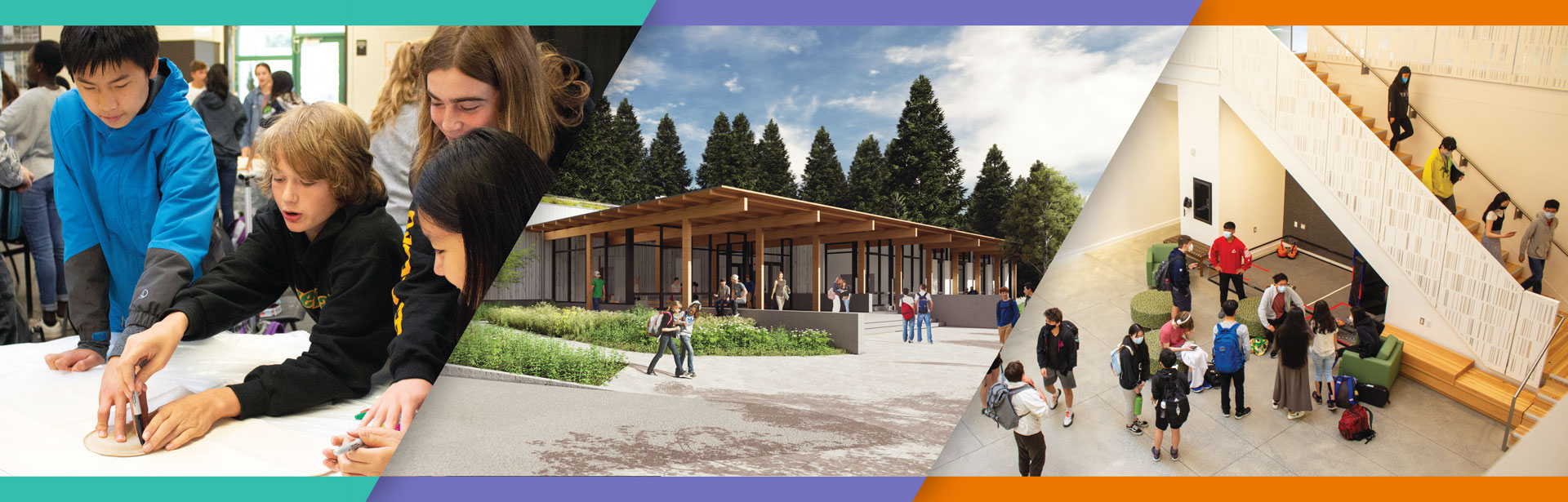 Our three campaigns cover two new buildings and additional financial aid to increase the school's economic diversity.