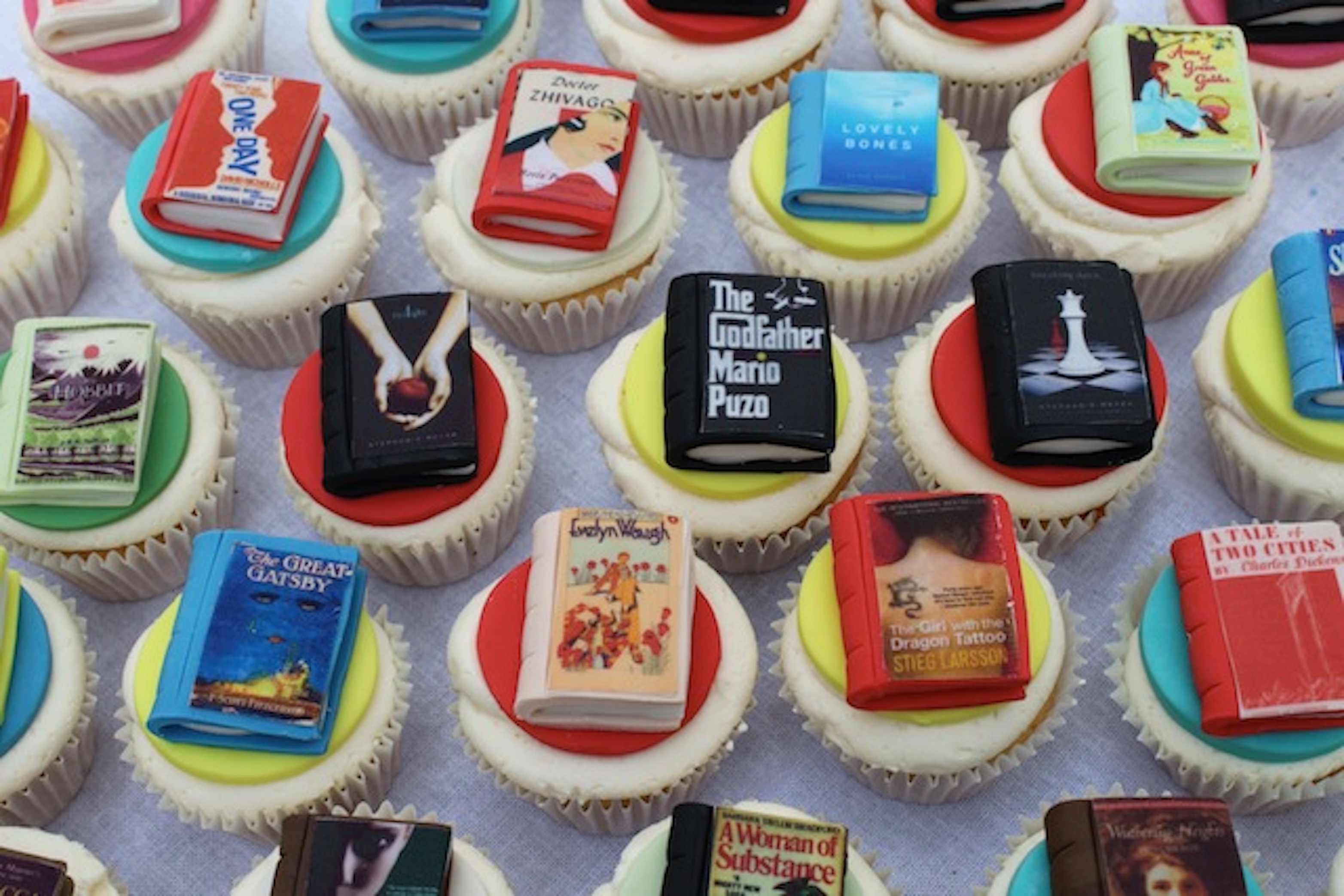 books and frosting