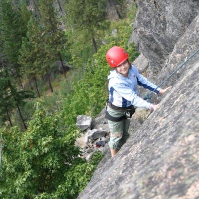 Rock climbing