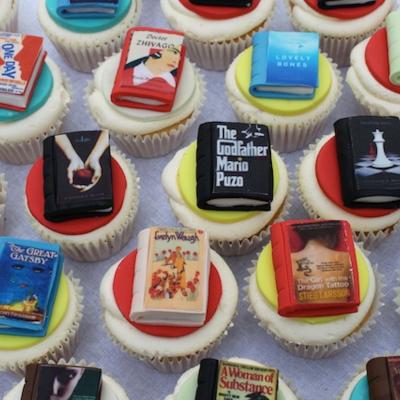 books and frosting