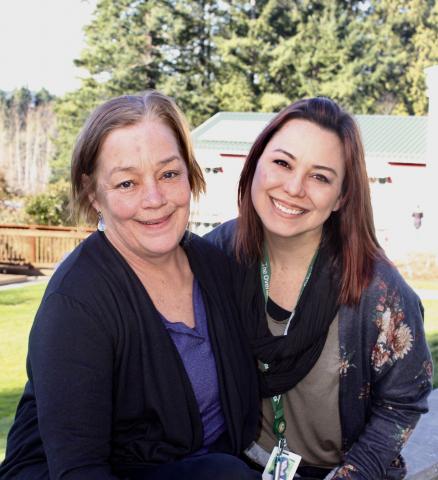 Sarah Fitzpatrick and Dana Len