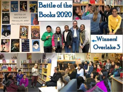 Collage of photos from Battle of the Books