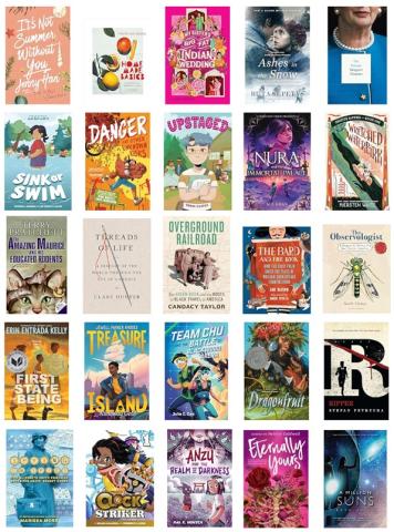 Covers of new books
