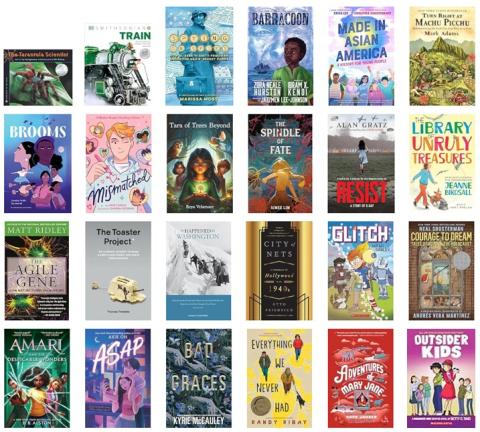 Covers of new books