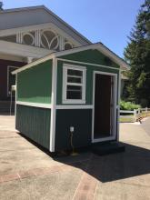 This Overlake-built house is now part of the New Hope Village on Aurora Ave.