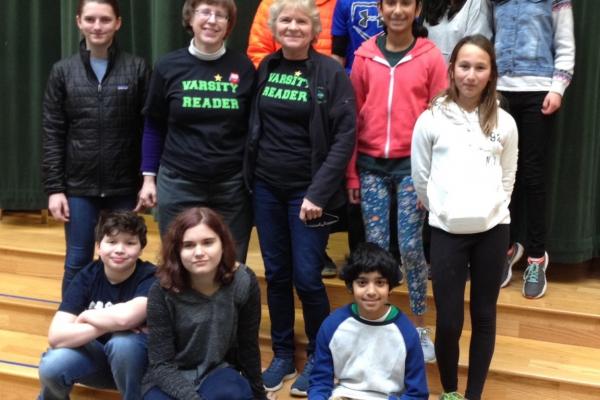 Students on Battle of the Books teams