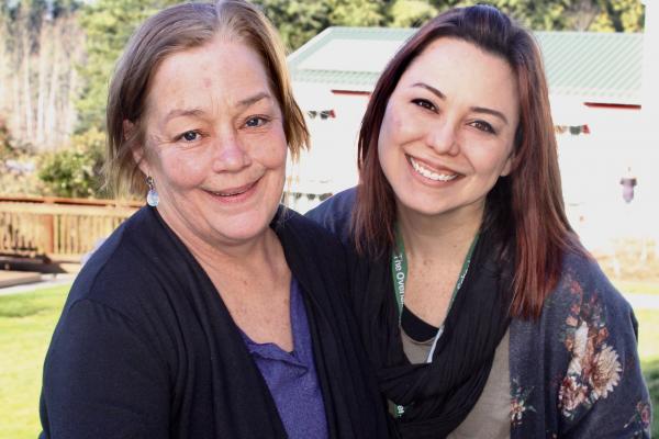 Sarah Fitzpatrick and Dana Len