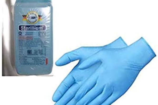 hand sanitizer gloves