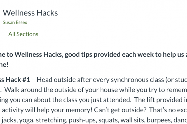 wellness hacks