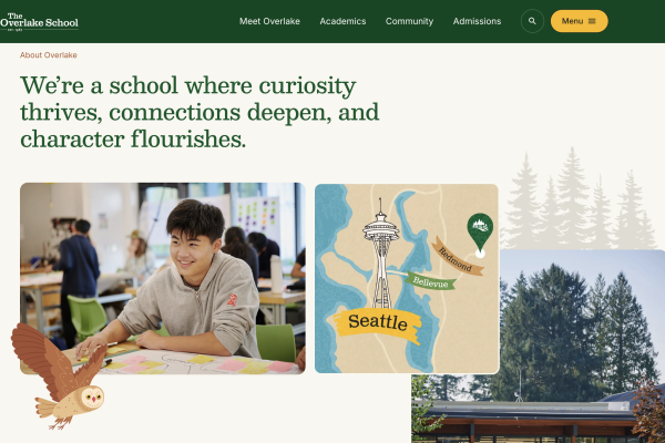 overlake.org website update