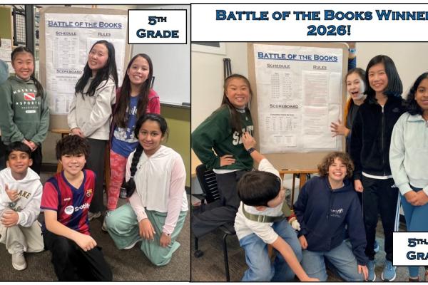 Winning Battle of the Books teams